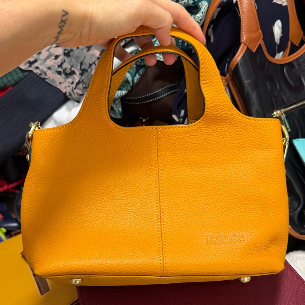 Kattep Mustard Yellow Tote Bag